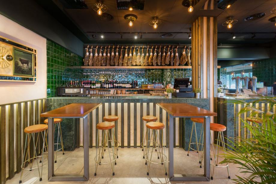 Mesa de bar, mesa de pub con altura de barra, para espacios