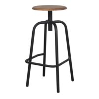 Taburete alto Steel negro o blanco de Designshow