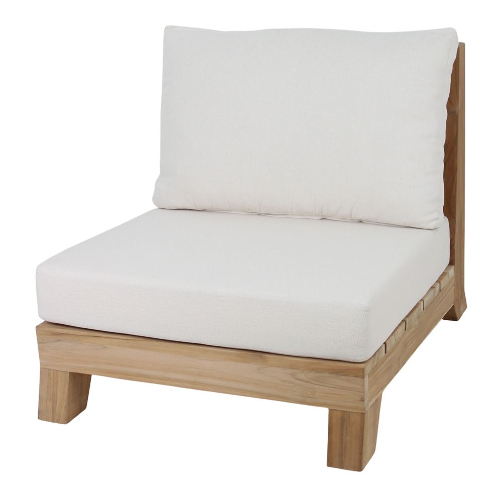 SILLÓN DE MADERA CON COJINES BAGUS 1