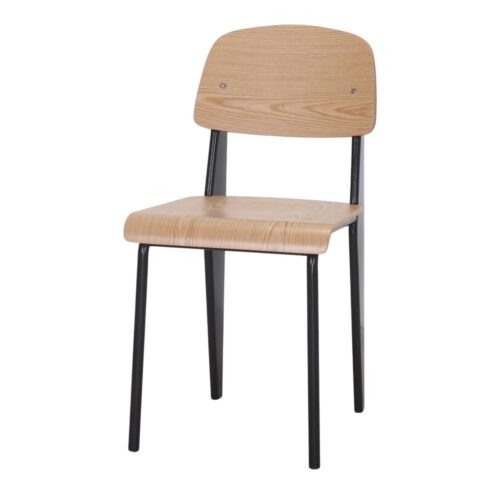 SILLA DE MADERA BENDO NEGRA réplica Standard Chair. 1