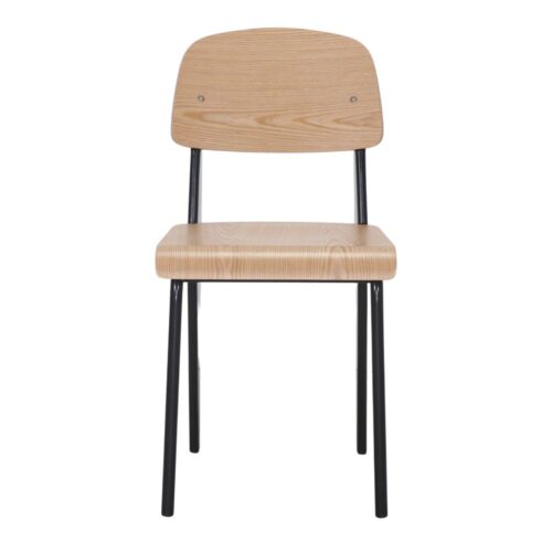 SILLA DE MADERA BENDO NEGRA réplica Standard Chair. 2