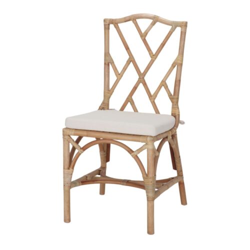 SILLA DE RATTAN NATURAL CHIPPENDALE 1