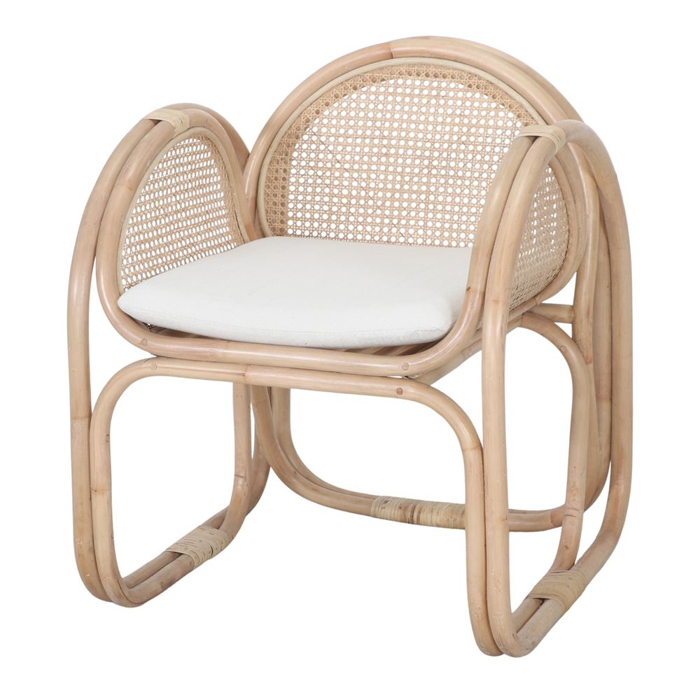 SILLÓN DE RATÁN NATURAL NAMARA estilo Mediterráneo. 1