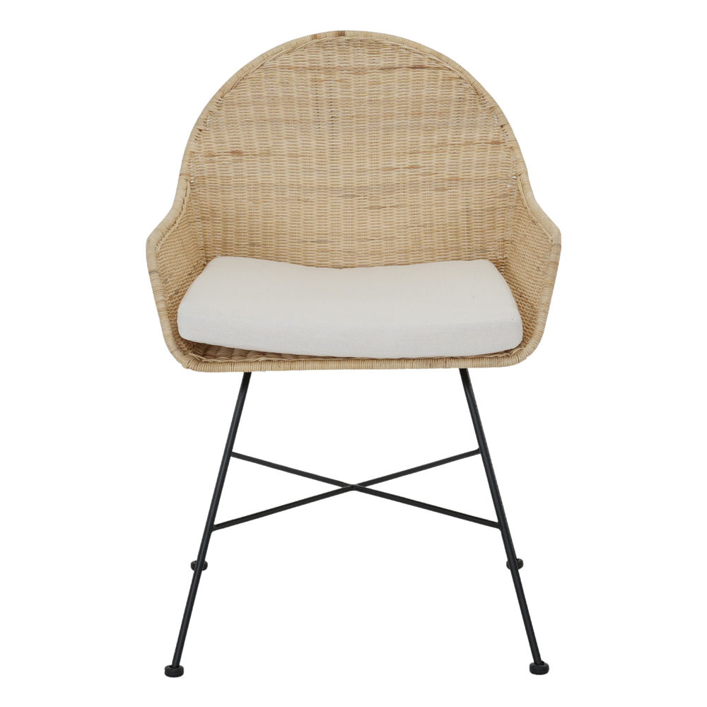 SILLA RATÁN KAMIN estilo Escandinavo