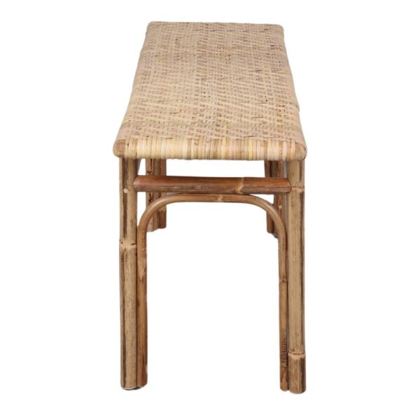 BANCO RATTAN NATURAL THEO lateral