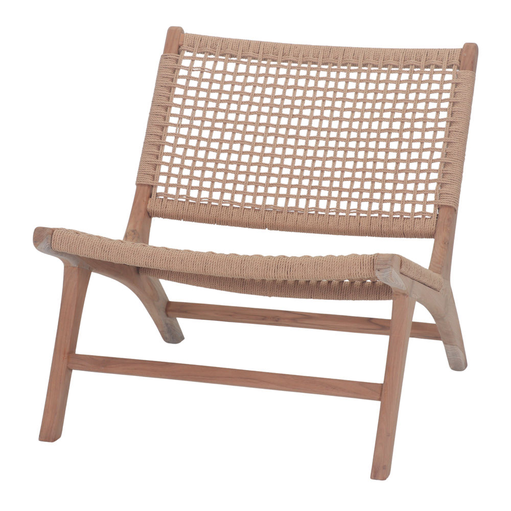 SILLÓN DE MADERA THORNE tipo lounge