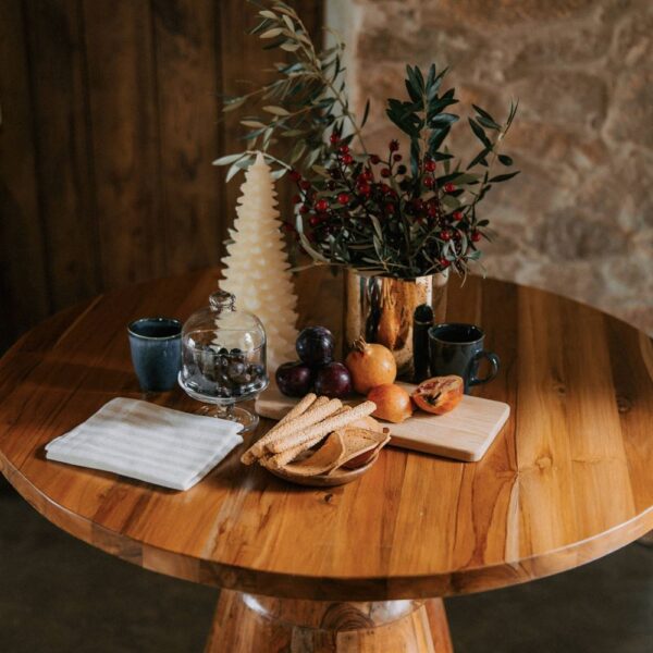 ARMAZÓN DE MESA TOVER de madera de acacia