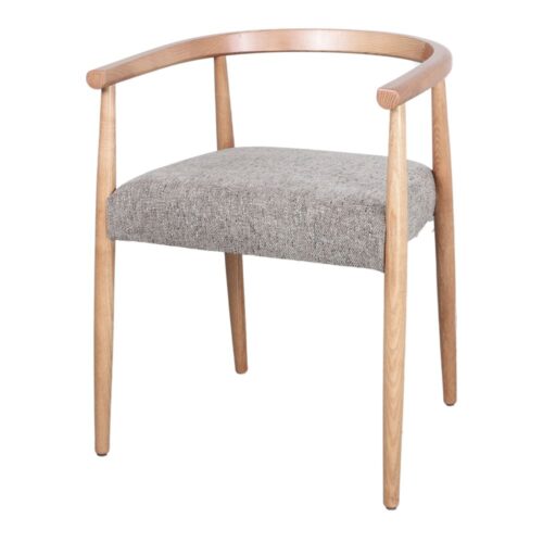 SILLA DE MADERA MELKY estilo Contemporáneo piedra 1