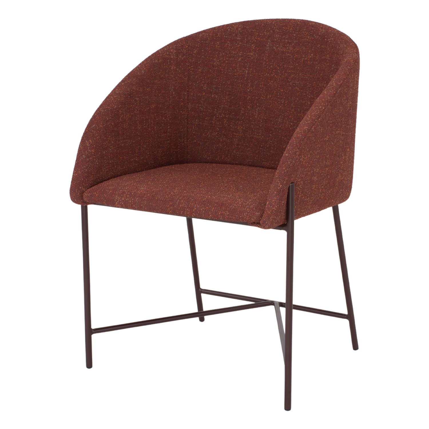 SILLA TAPIZADA PEONIA estilo Contemporáneo. Vino
