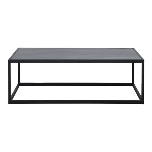 MESA DE CENTRO MELIDE estilo industrial de acero y madera 1