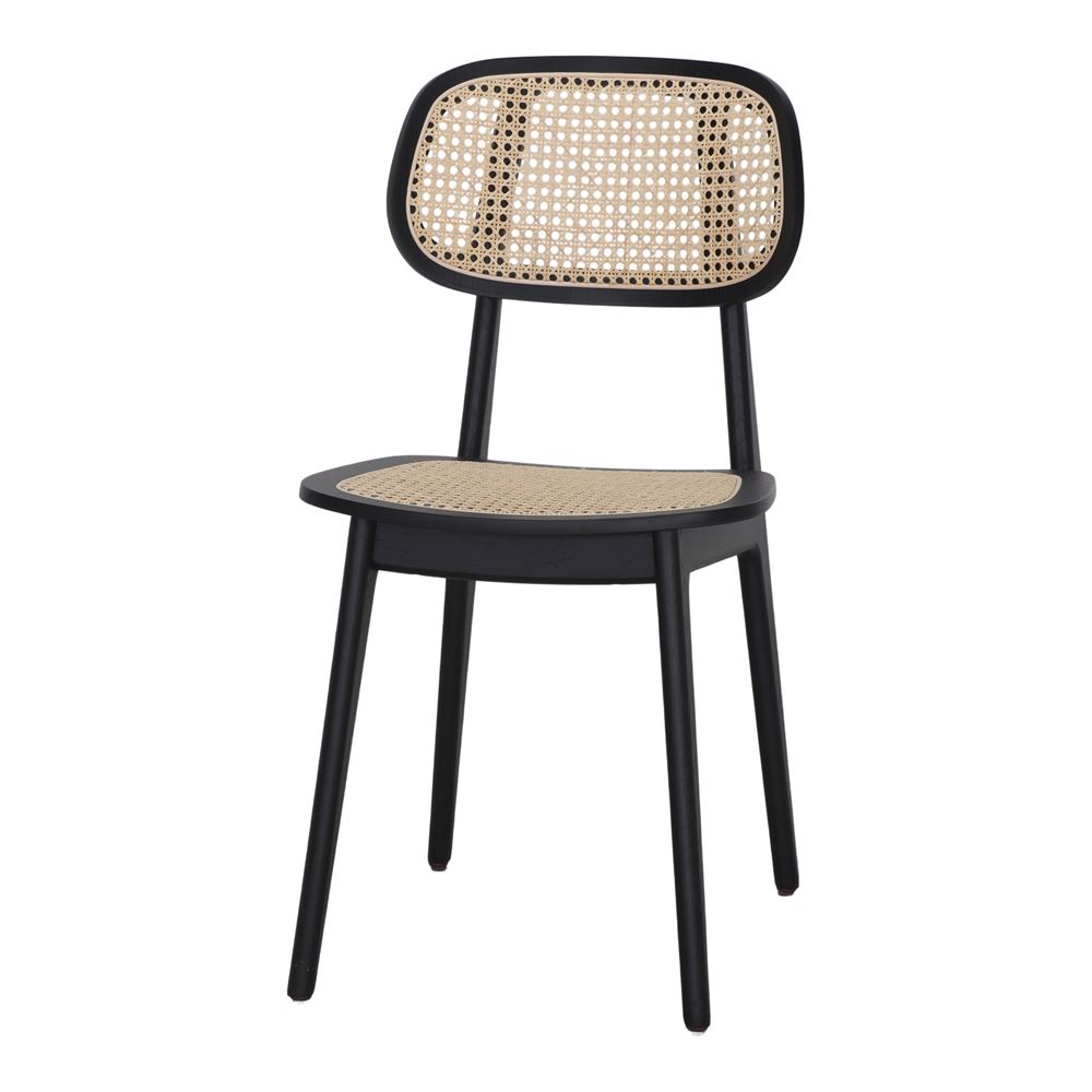 SILLA DE MADERA KUVENY negro 1