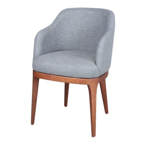 SILLA TAPIZADA BOLONIA de estilo Contemporáneo, indigo 1