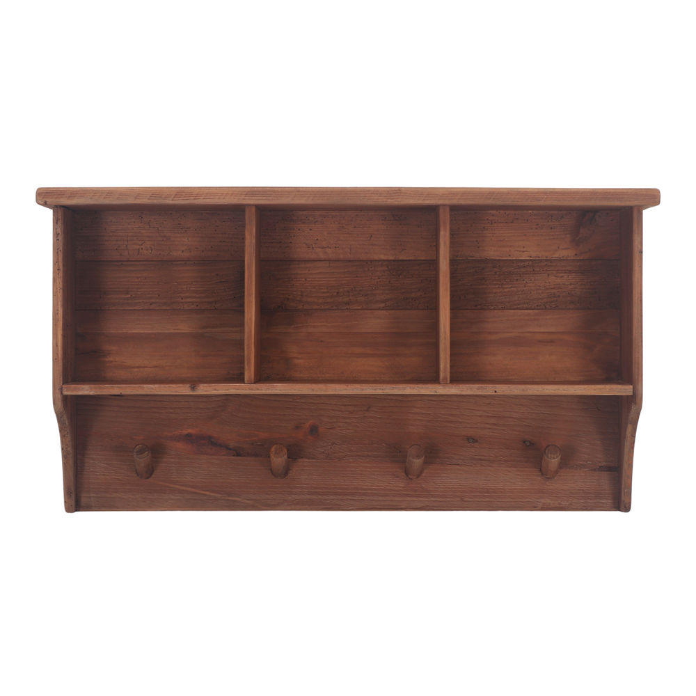 ESTANTERÍA DE MADERA KARLAXY estilo Rústico