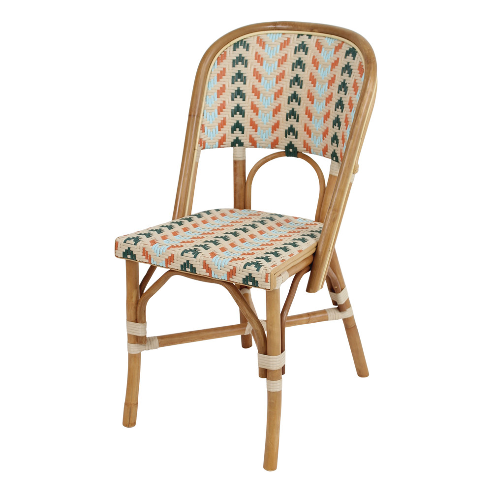 SILLA DE RATÁN MERIGNAC estilo Bistró