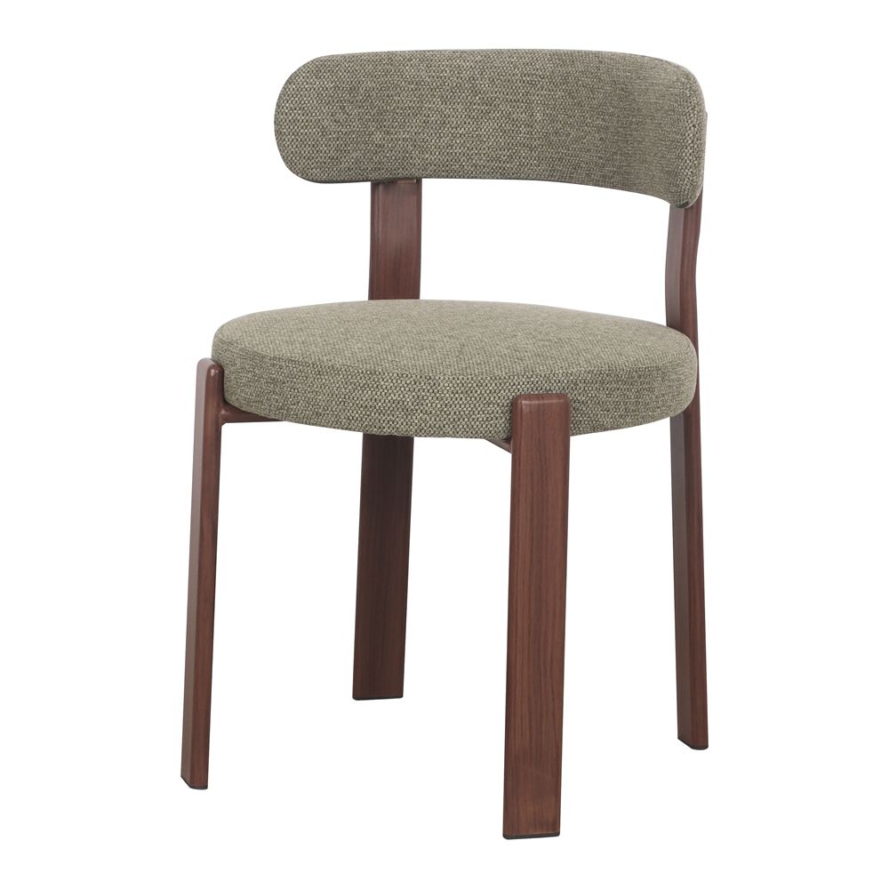 SILLA TAPIZADA NOBU VERDE OLIVA estilo Contemporáneo 5